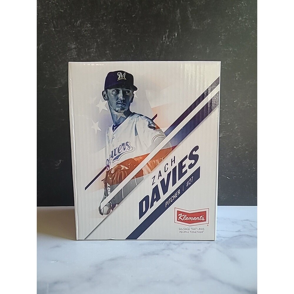 2017 Milwaukee Brewers Arizona Diamondbacks ZACH DAVIES #27 Bobblehead Pitcher